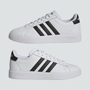 Women Adidas Grand Court Cloud foam Black/White Sneakers